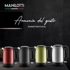 Manilotti Caldo Istantaneo 1.7L Premium Electric Kettle with Overheat Protection