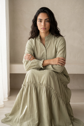 Ruffle Flow Dress