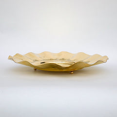 Ruffles Brass Tray