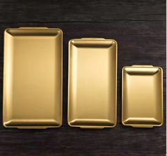 Gold Dining Tray Stainless Steel