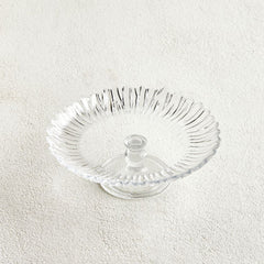 Pasabahce Aurora Footed Serving Platter - 20.5cm