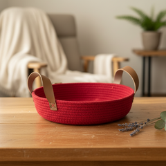 Oval Woven bawl with hands