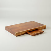 Cutting Board with Hidden Tray