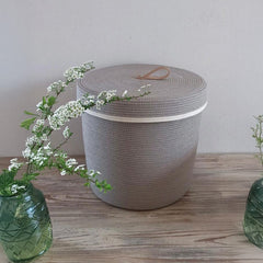 Decorative Box Grey With Lid
