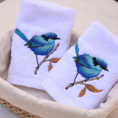Blue Bird Guest Towels