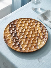 Round Ribbed Serving Plate