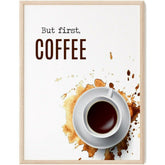 But First Coffee Frame