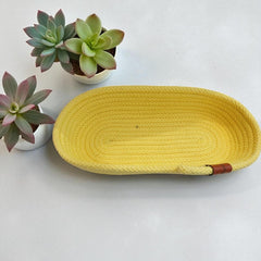 Handmade Woven Plate 26x15x4cm