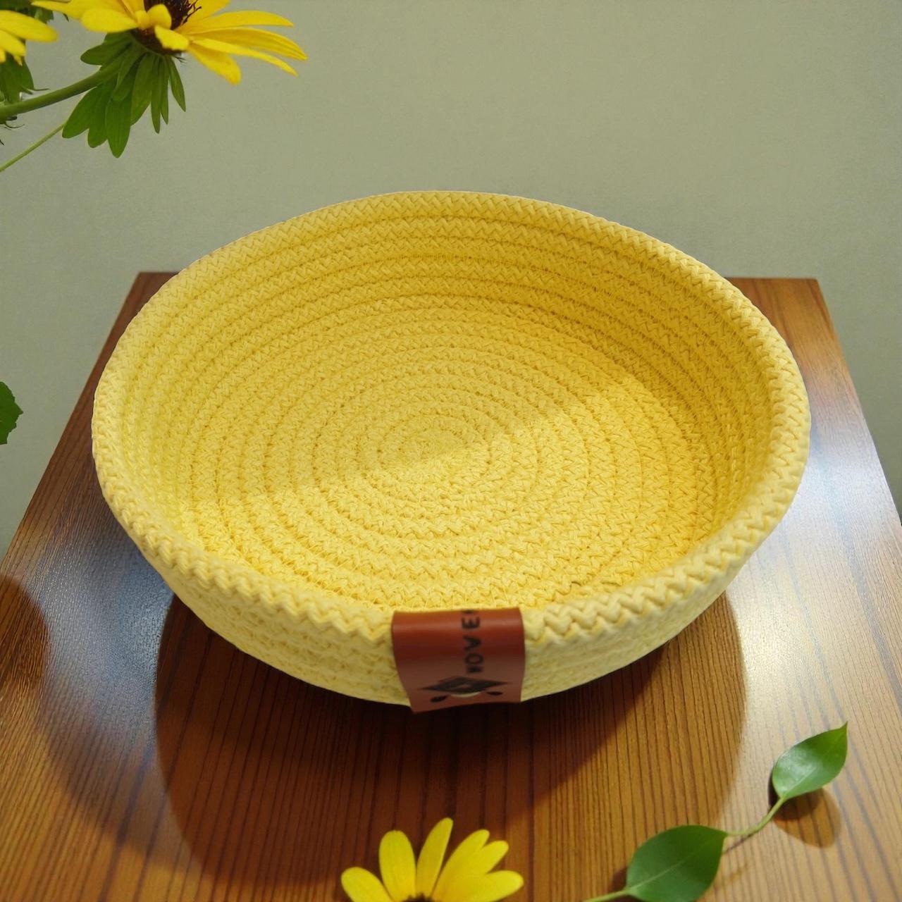 Handmade Woven Bowl 17x4cm