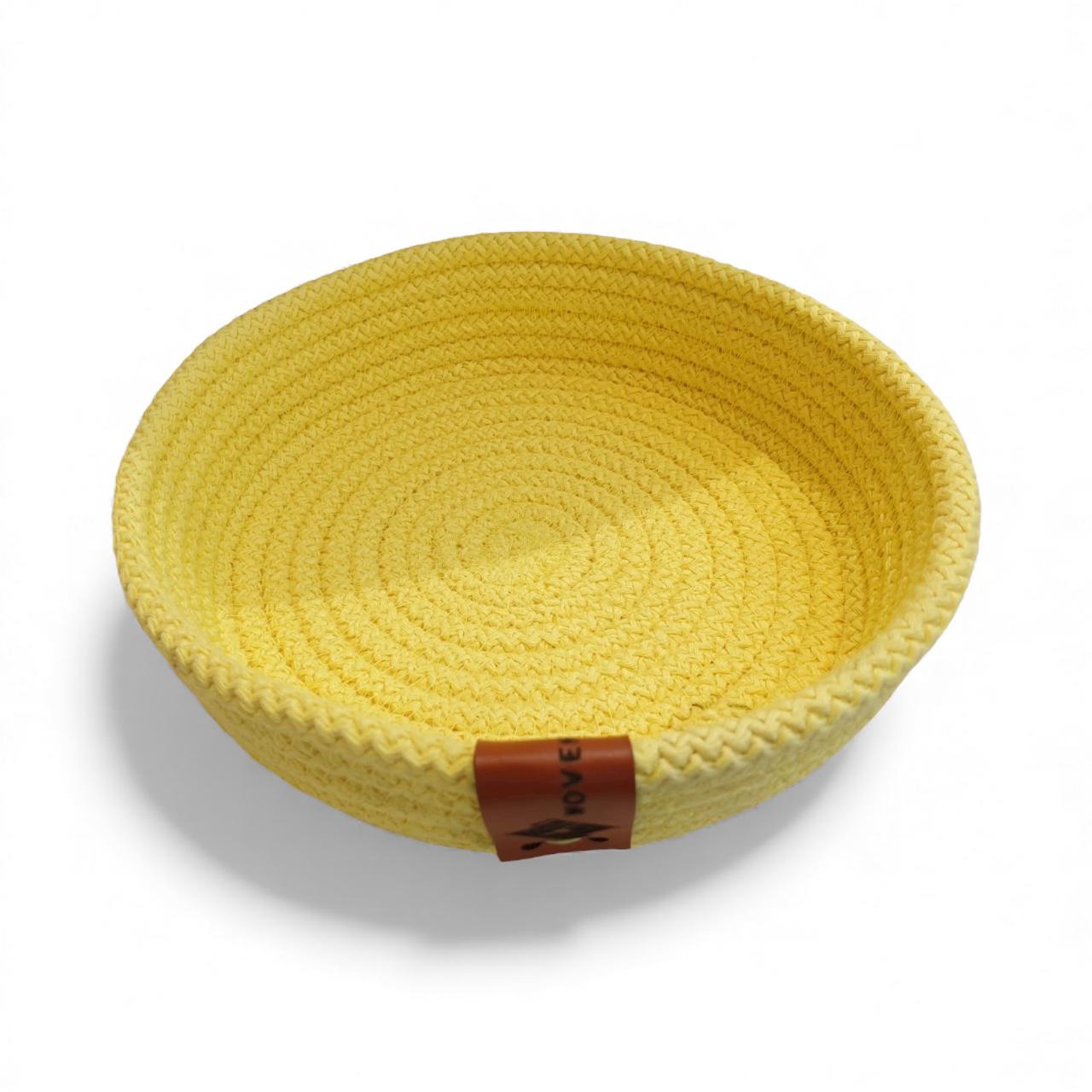Handmade Woven Bowl 17x4cm