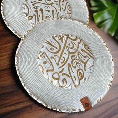 Gold Round Placemat
