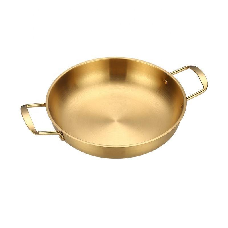 Golden Plated Stainless Steel Serving Pans