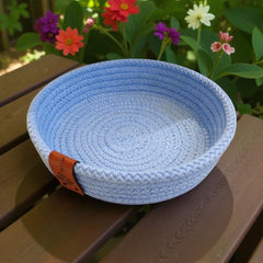 Handmade Woven Bowl 17x4cm