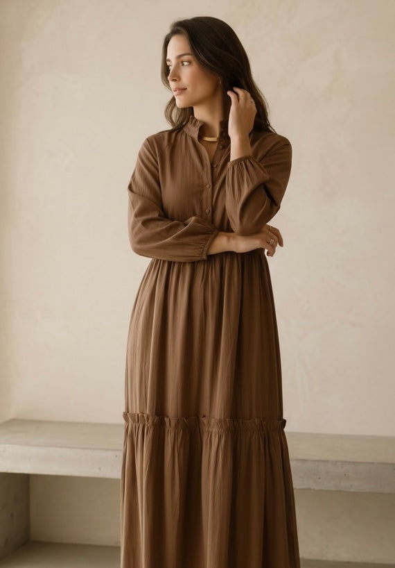 Ruffle Flow Dress