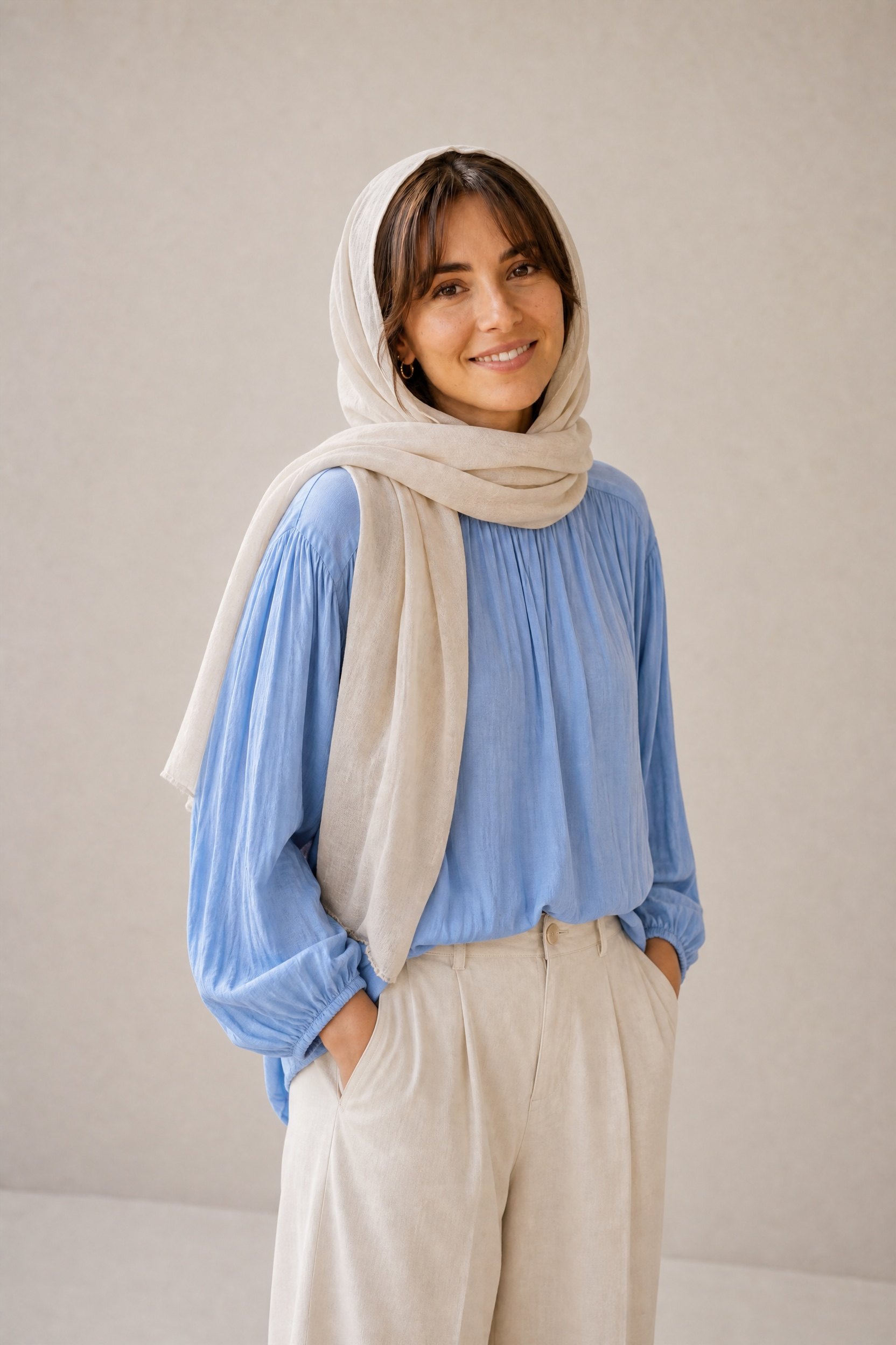 Boho Balloon Linen Shirt