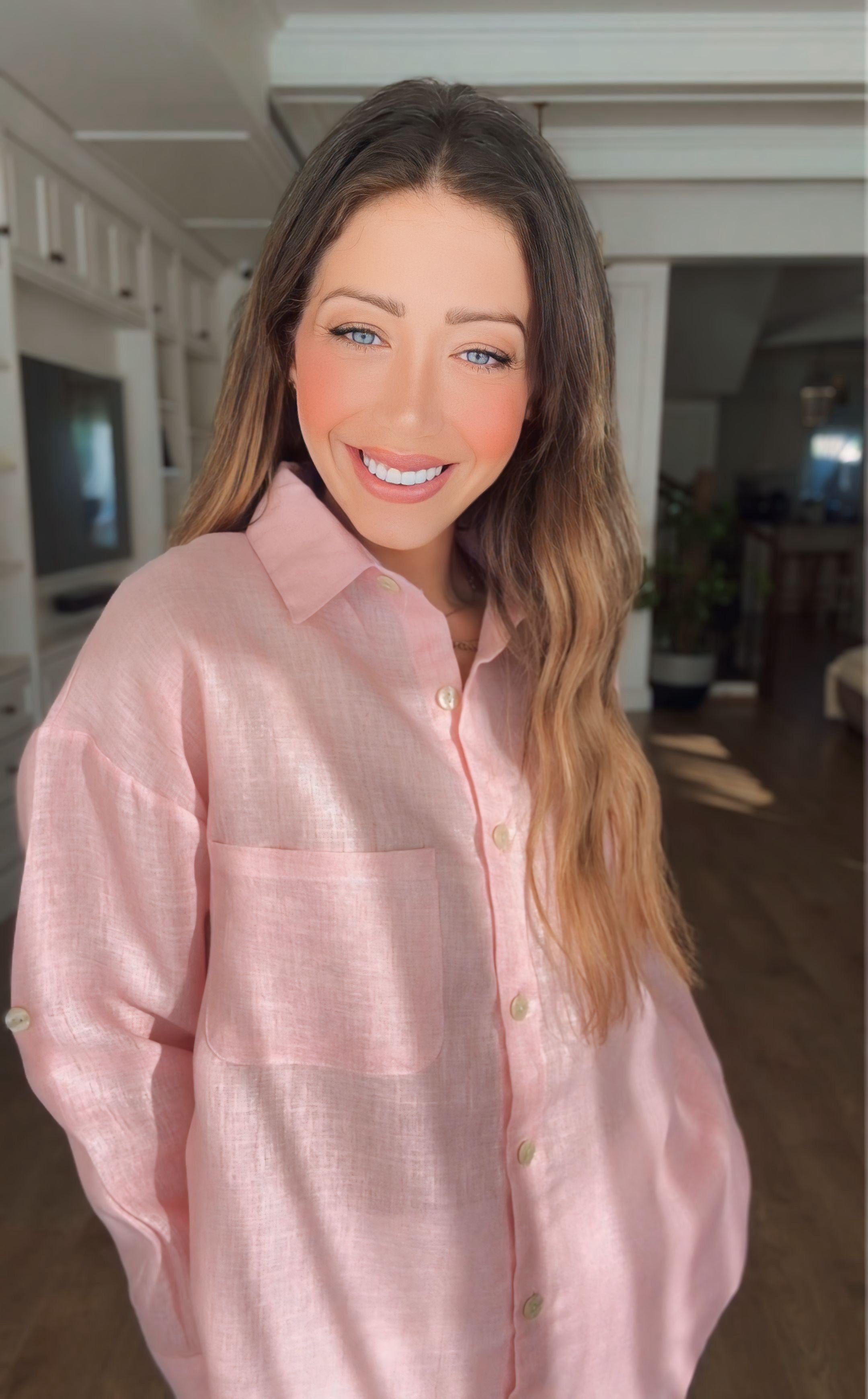 Shimmery Linen Shirt