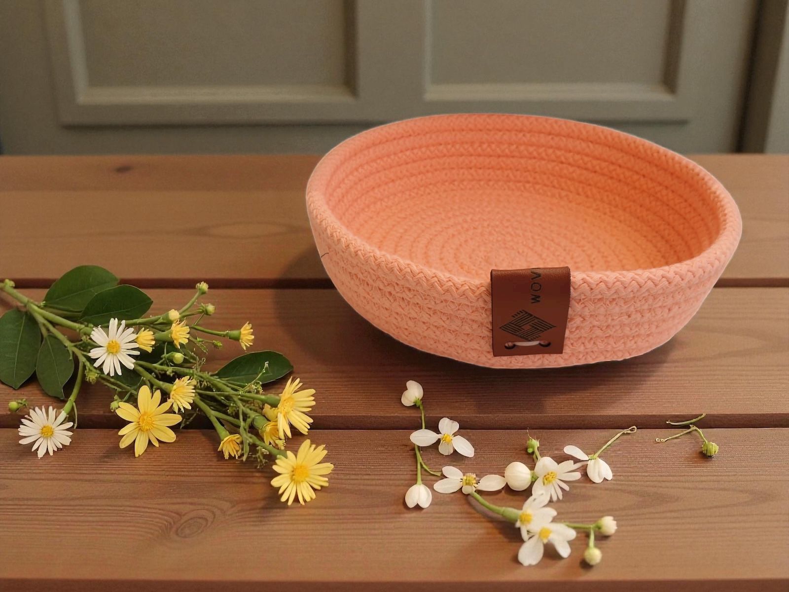Handmade Woven Bowl 17x4cm