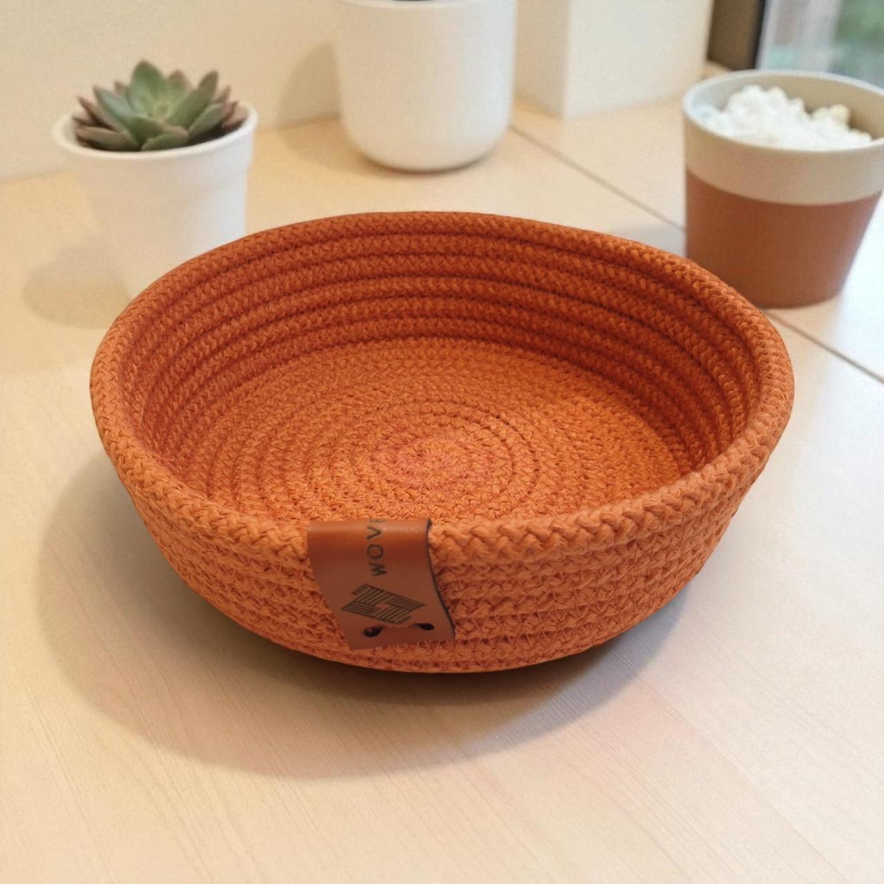 Handmade Woven Bowl 17x4cm