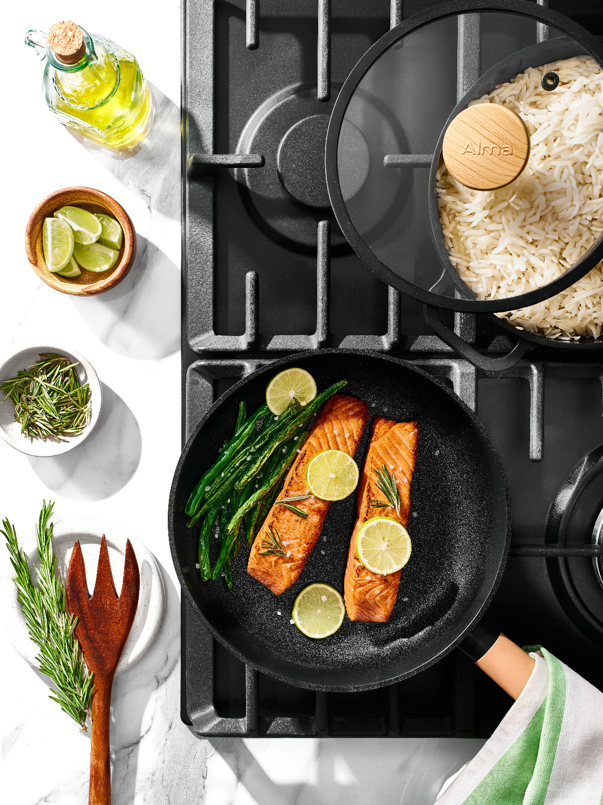 Alma Ceramic Frying Pan