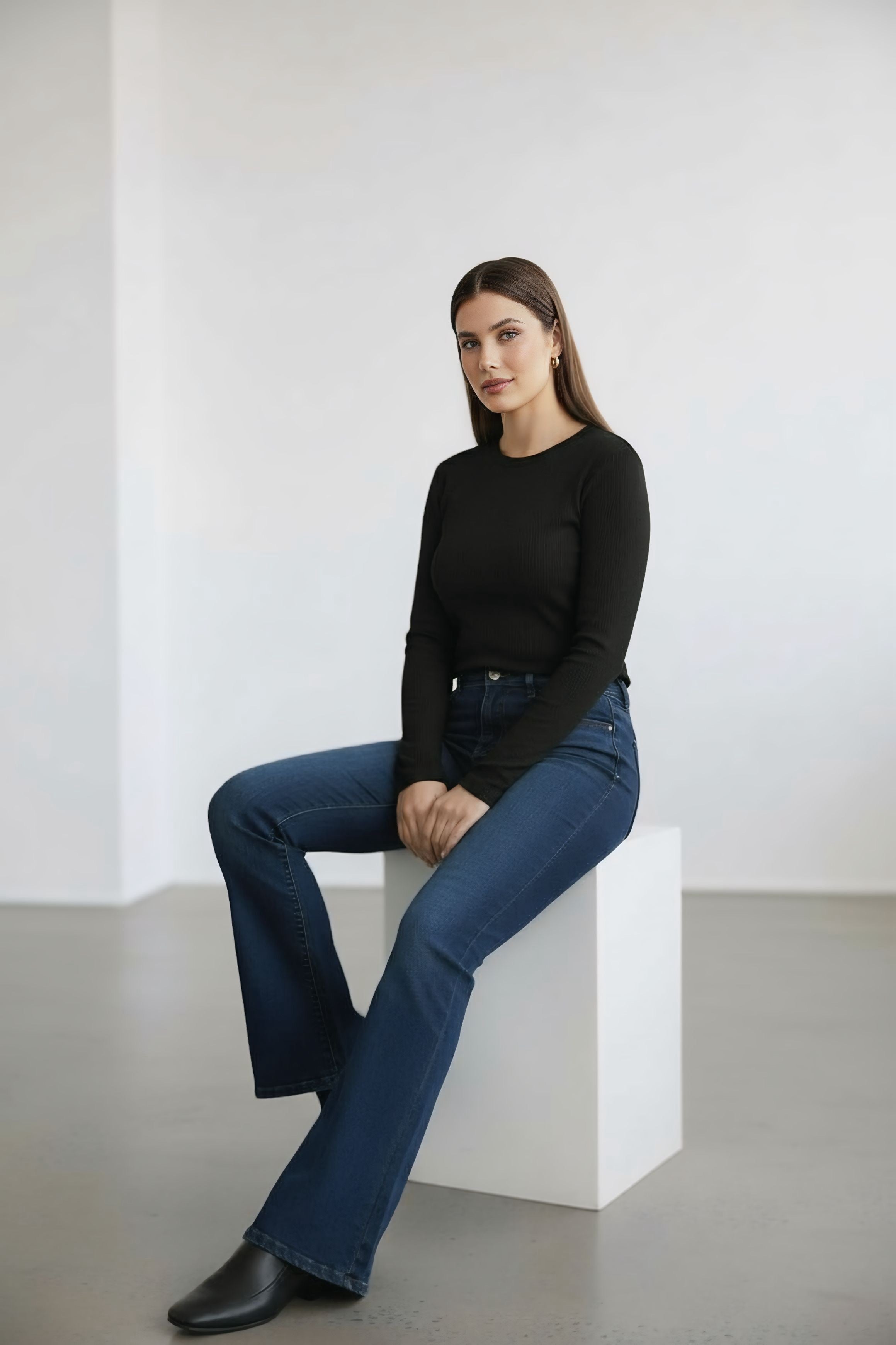 Basic Cotton Fitted T-shirt