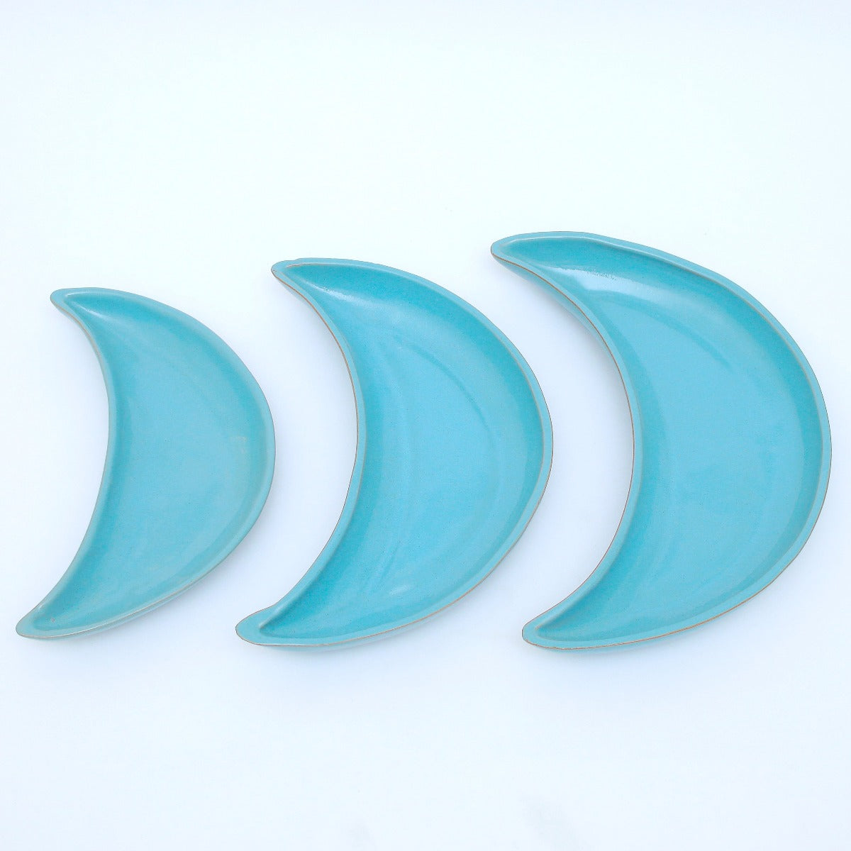 Ramadan Crescent Plate Set of 3