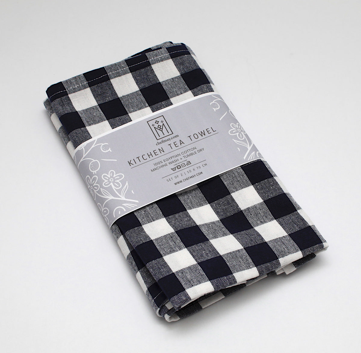 Crosshatch Classic Kitchen Cloth (Set of 2) 50cm x 50cm