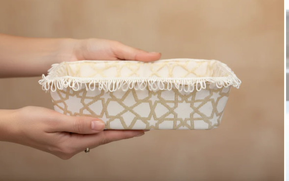Rectangular Ramadan Bread Basket