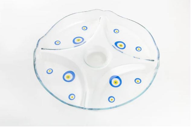 Mindada Evil Eye Basic Divided Serving Platter - 30.2cm