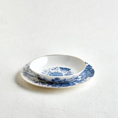 Royal Blue Flower Dinner Set – 30 Pieces