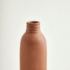 Oxygenate Alkaline Clay Water Bottle ( Olla ) with Cup & On the Go Stick - 750 ml