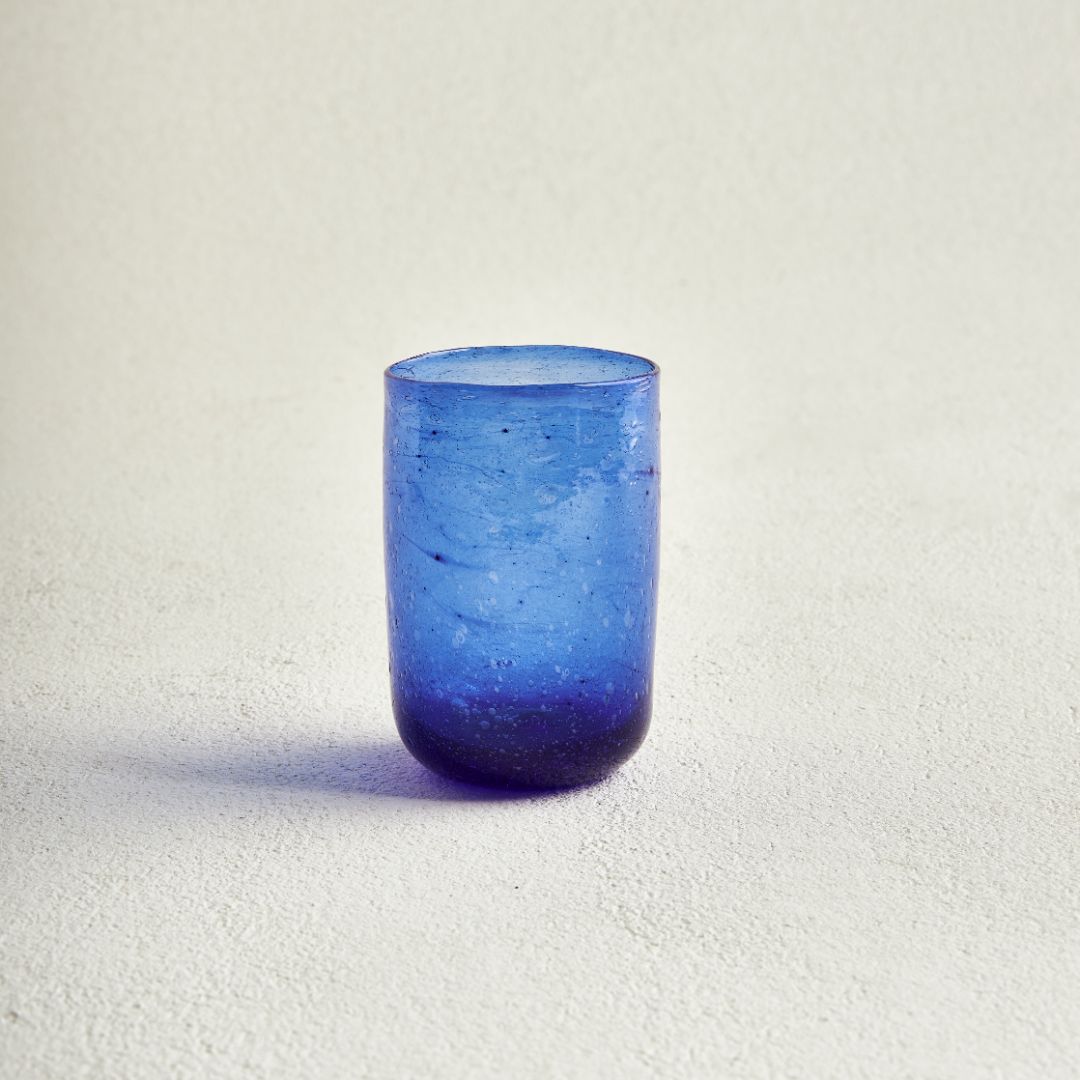 Set of 6 Color Glass Cups