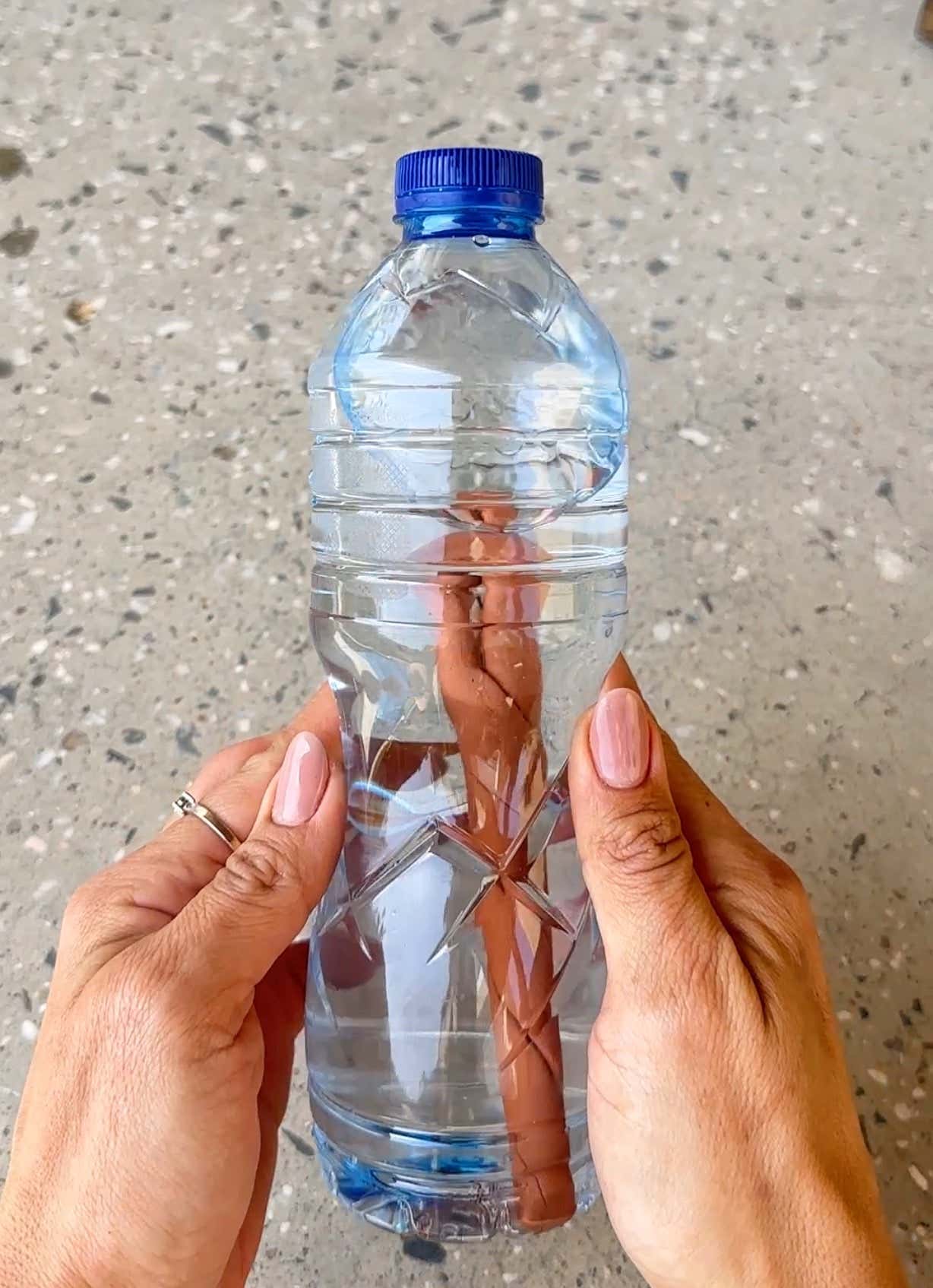 Oxygenate Alkaline Clay Water Bottle ( Olla ) with Cup & On the Go Stick - 750 ml