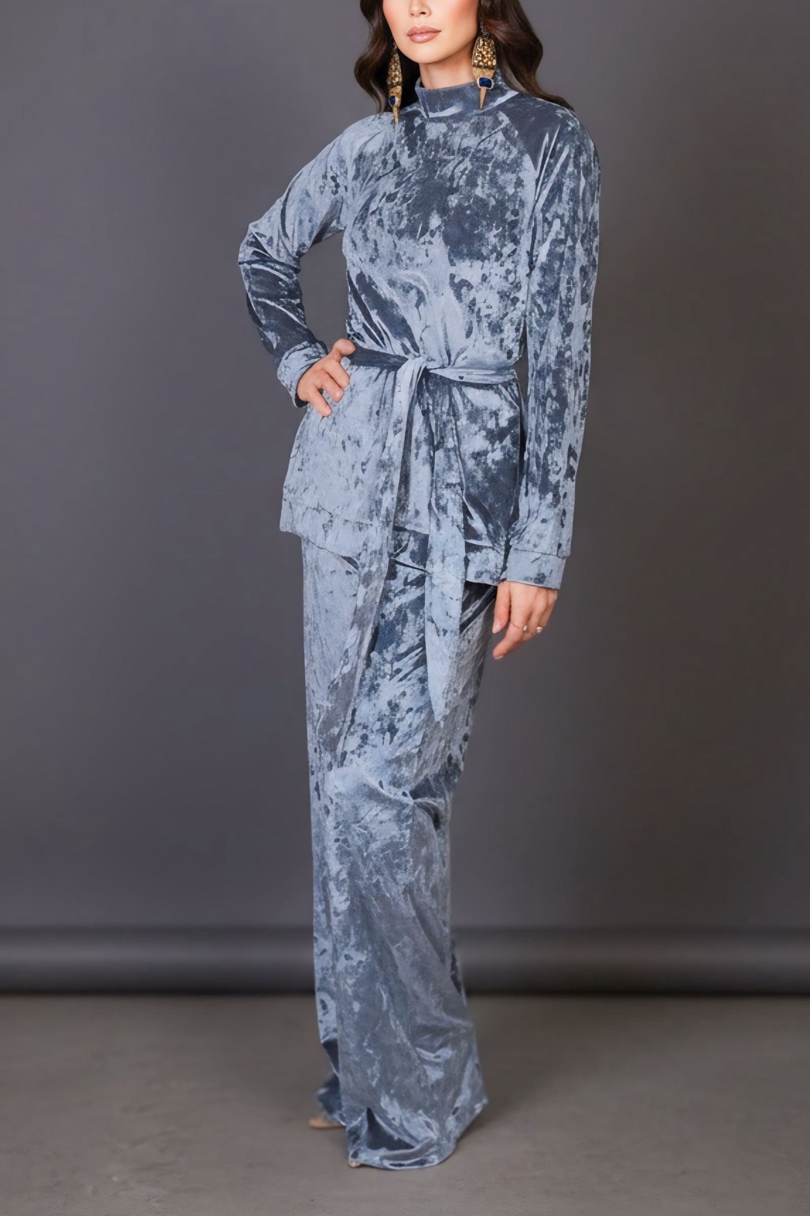 Fit & Flare Velvet Set