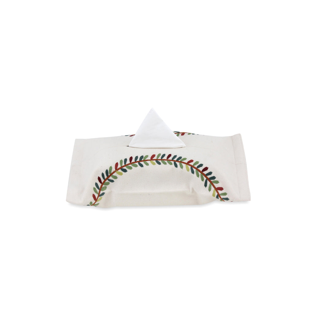 Fall Wreath Tissue Box