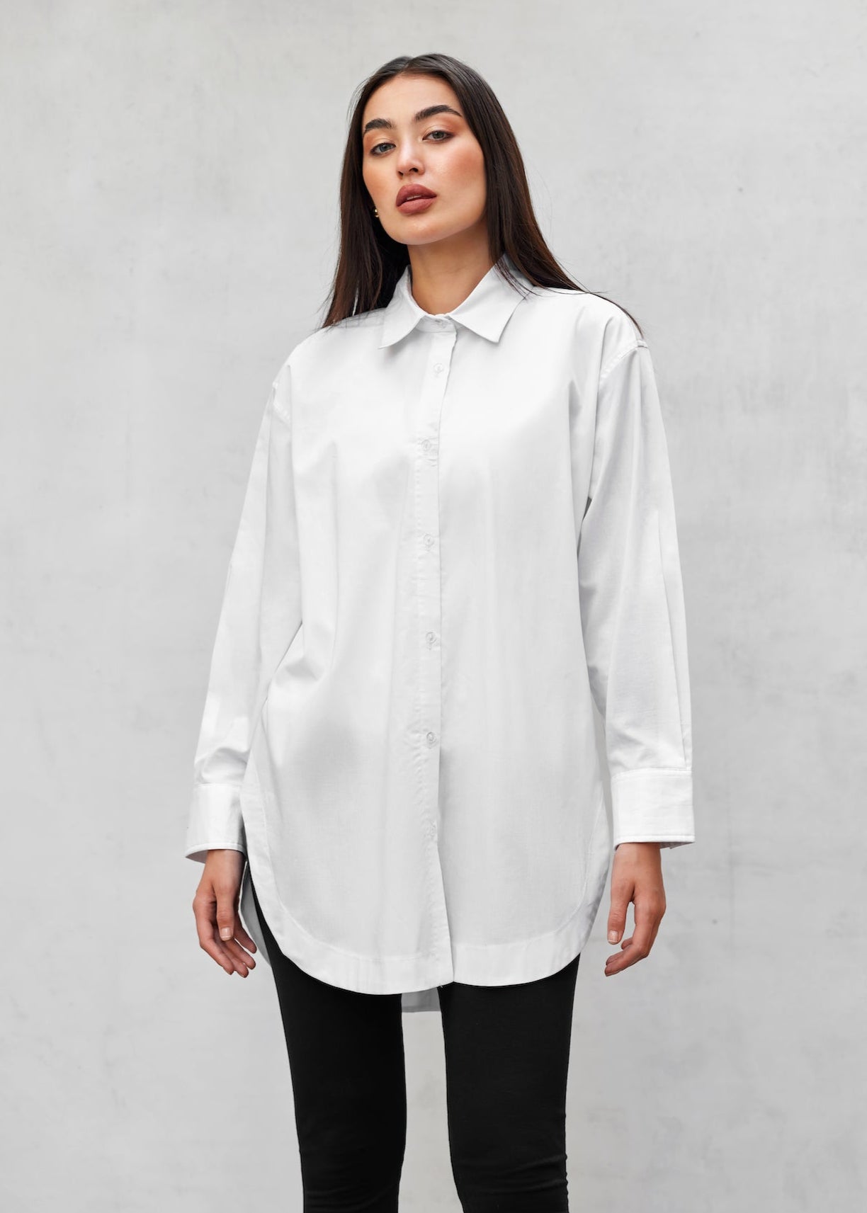 Oversized Pure Cotton Shirt