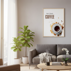 But First Coffee Frame