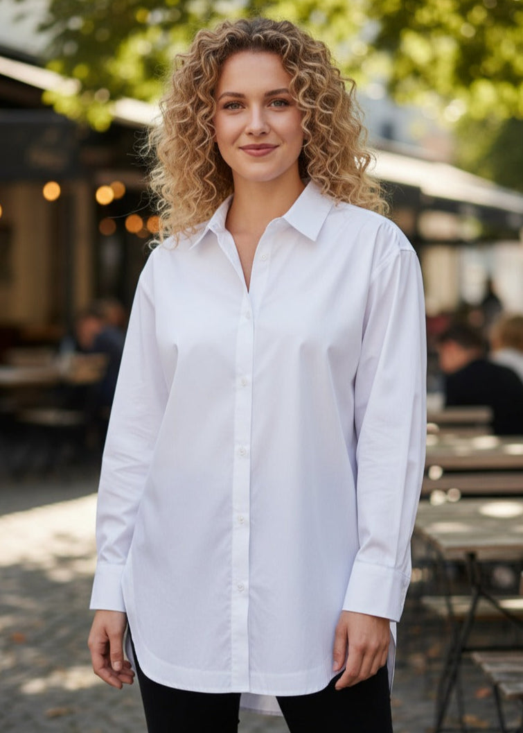 Oversized Pure Cotton Shirt