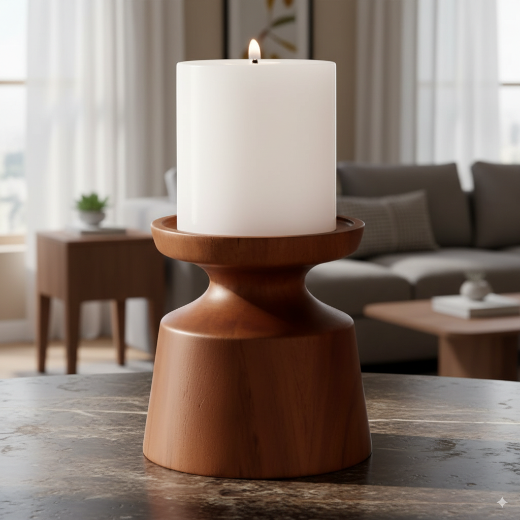 Solo candle holder
