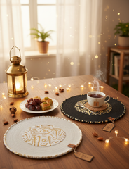Gold Round Placemat