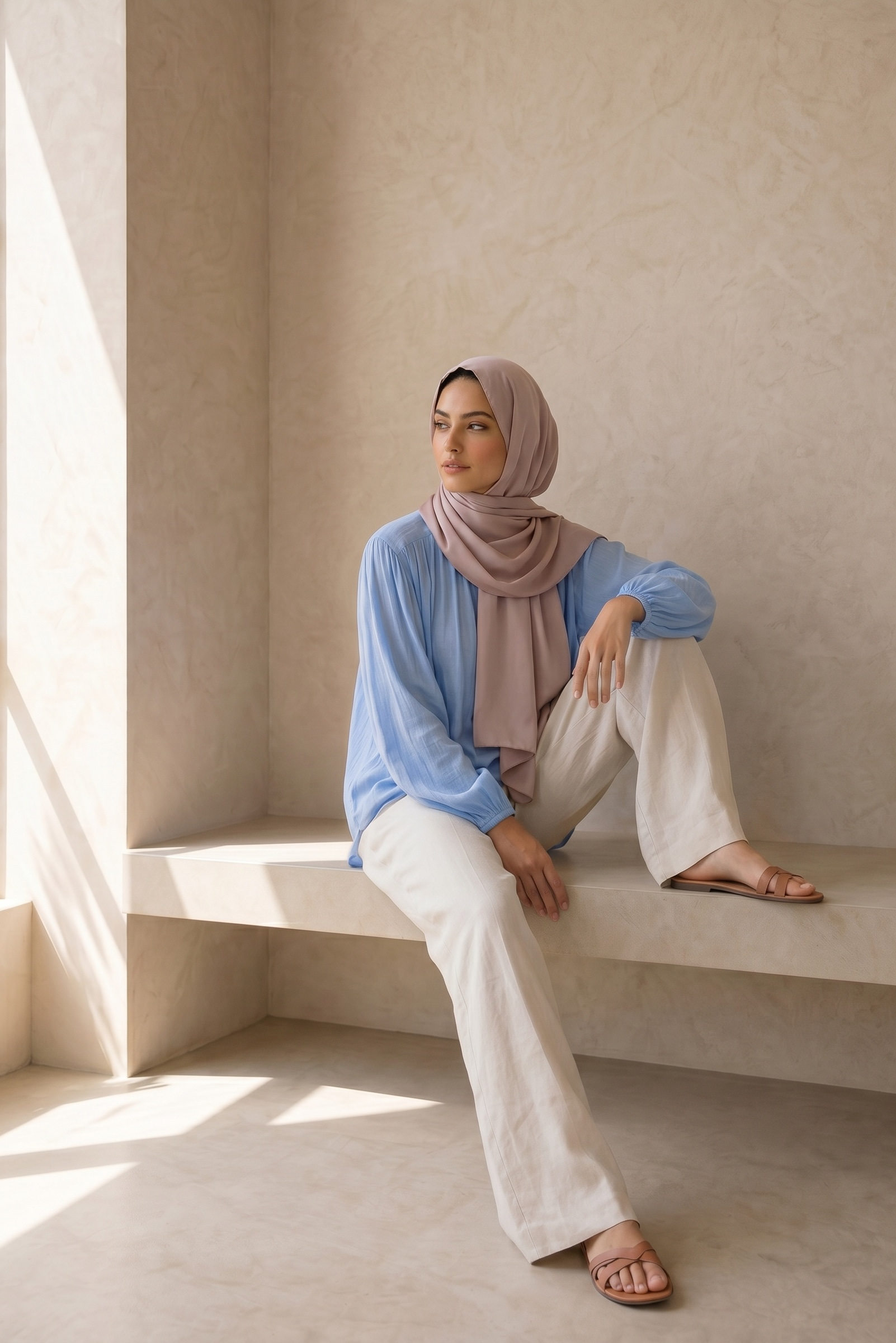 Boho Balloon Linen Shirt