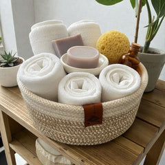 Handmade Woven Cotton round plate