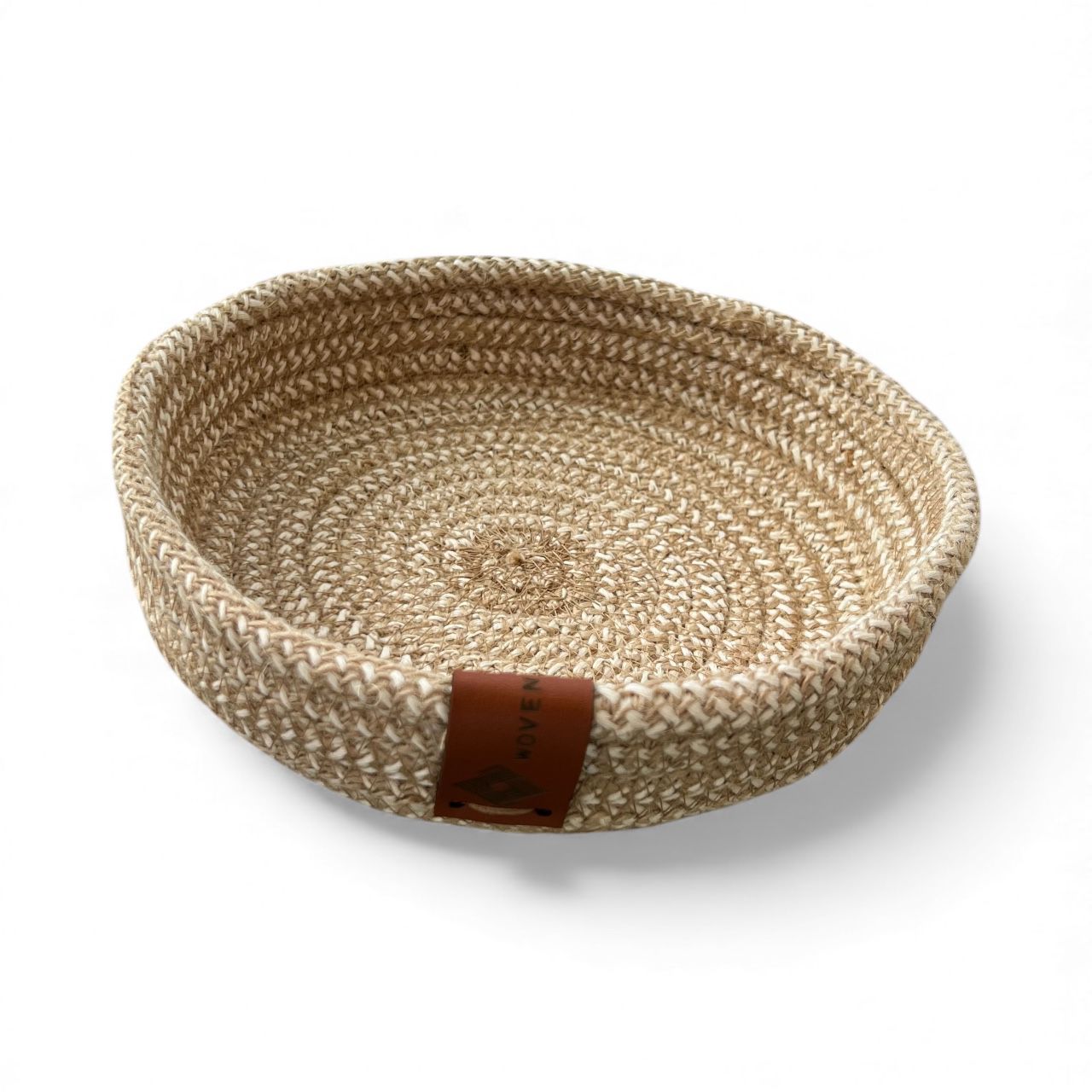 Handmade Woven Cotton small round plate