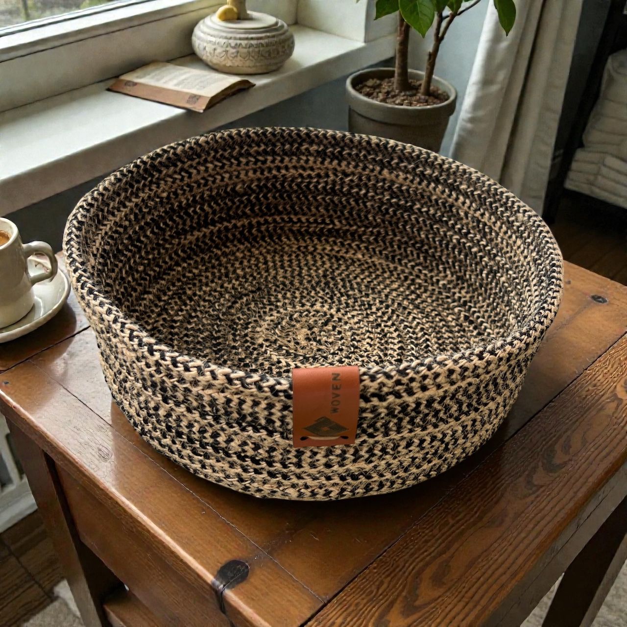 Handmade Woven Cotton round plate