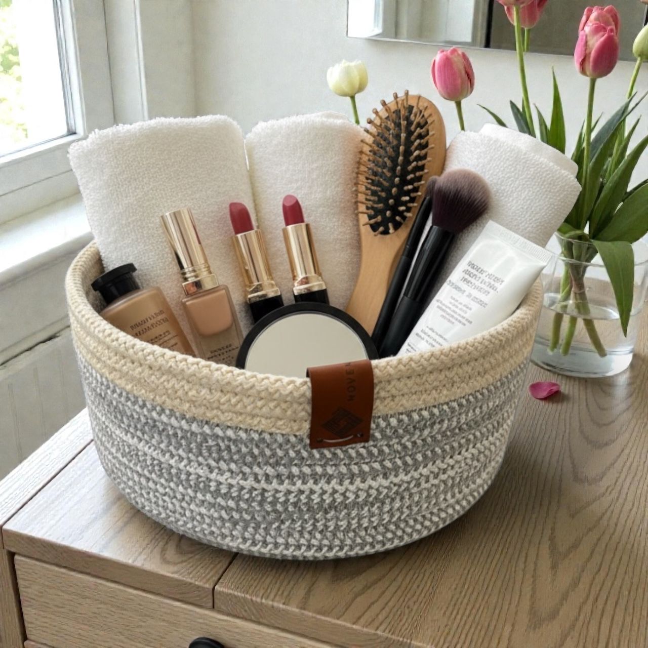 Handmade Woven Cotton round plate
