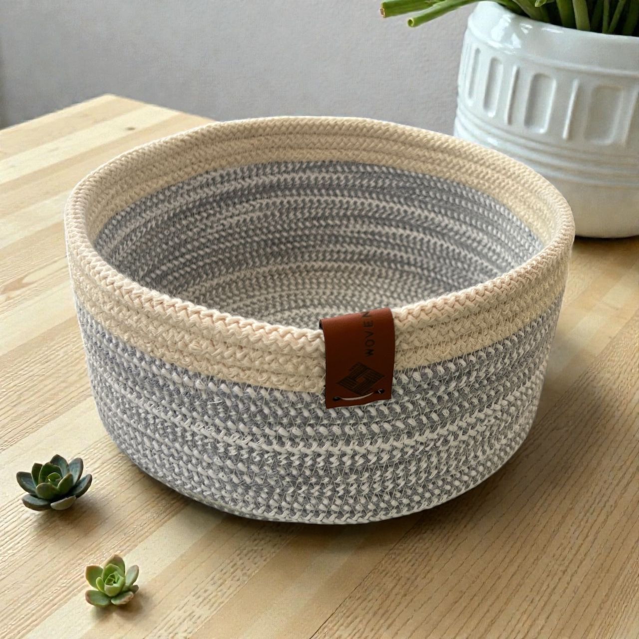 Handmade Woven Cotton round plate