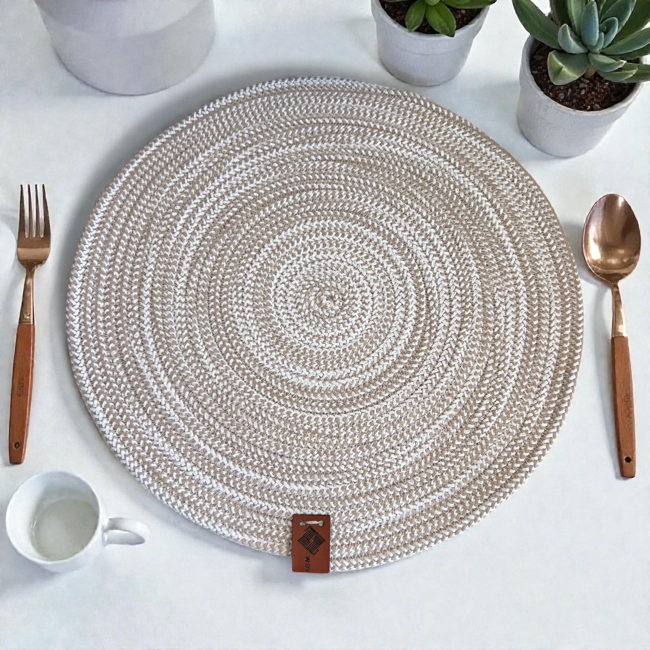 Handmade Woven Cotton Placemat