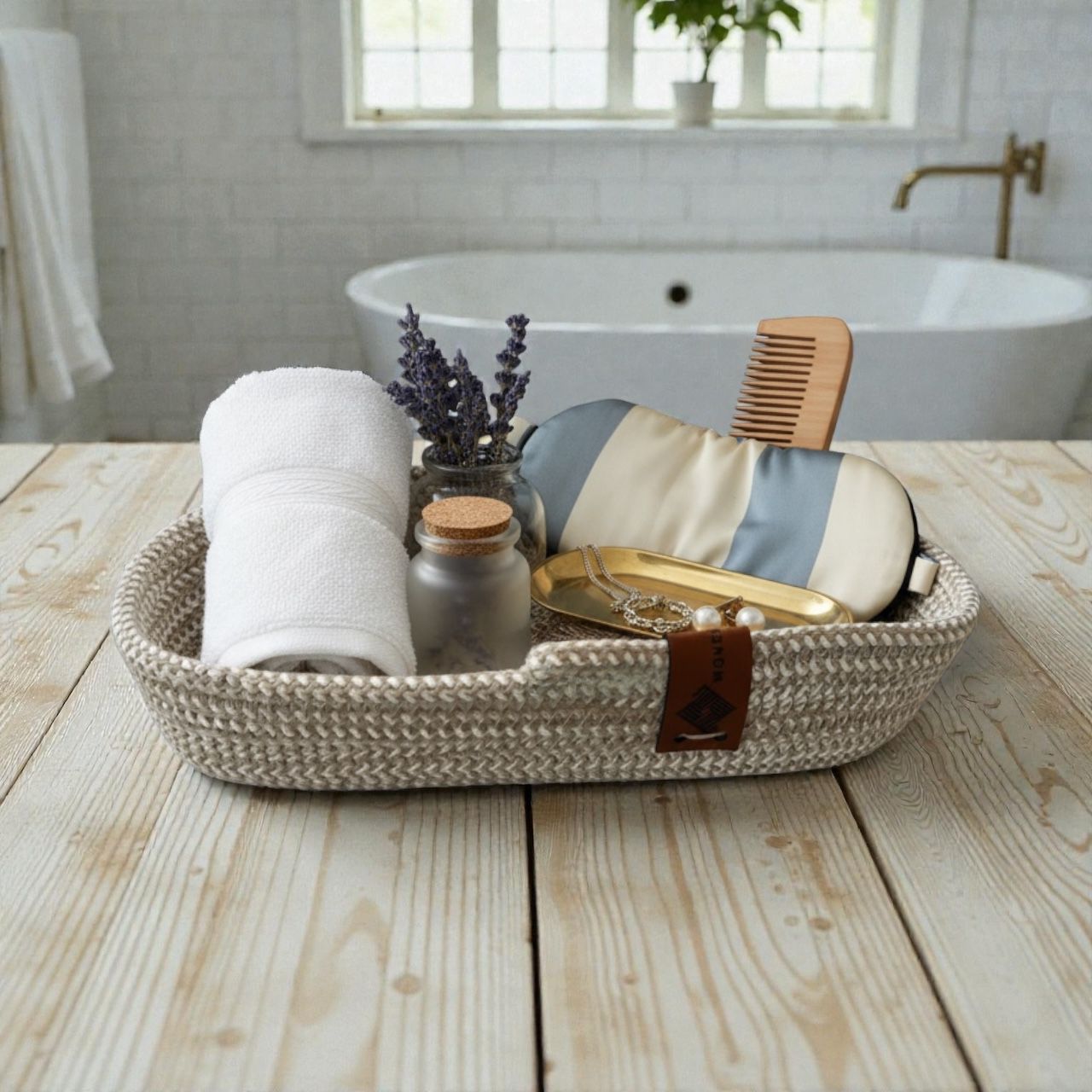 Handmade Woven Cotton oval plate