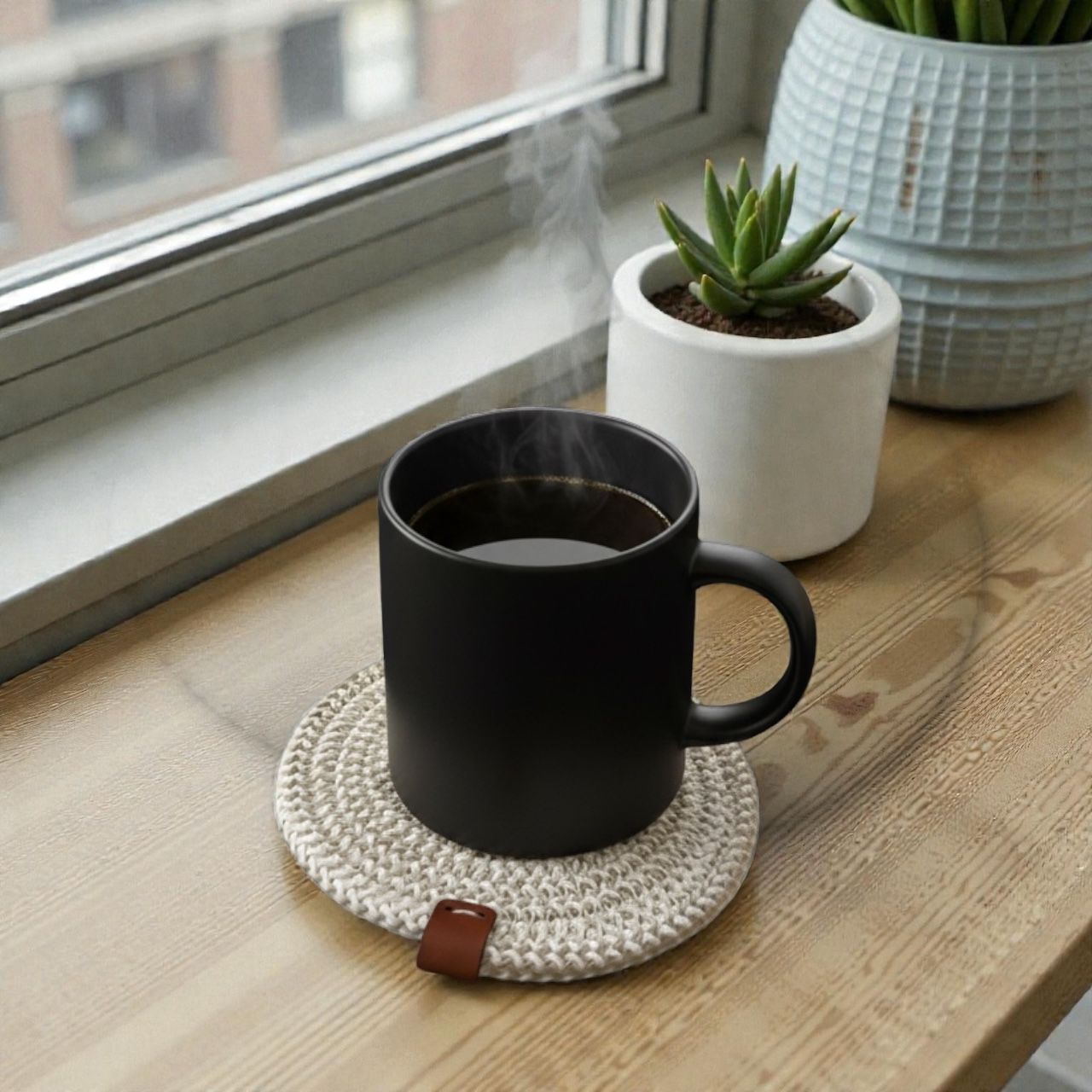 Handmade Woven Cotton Coaster