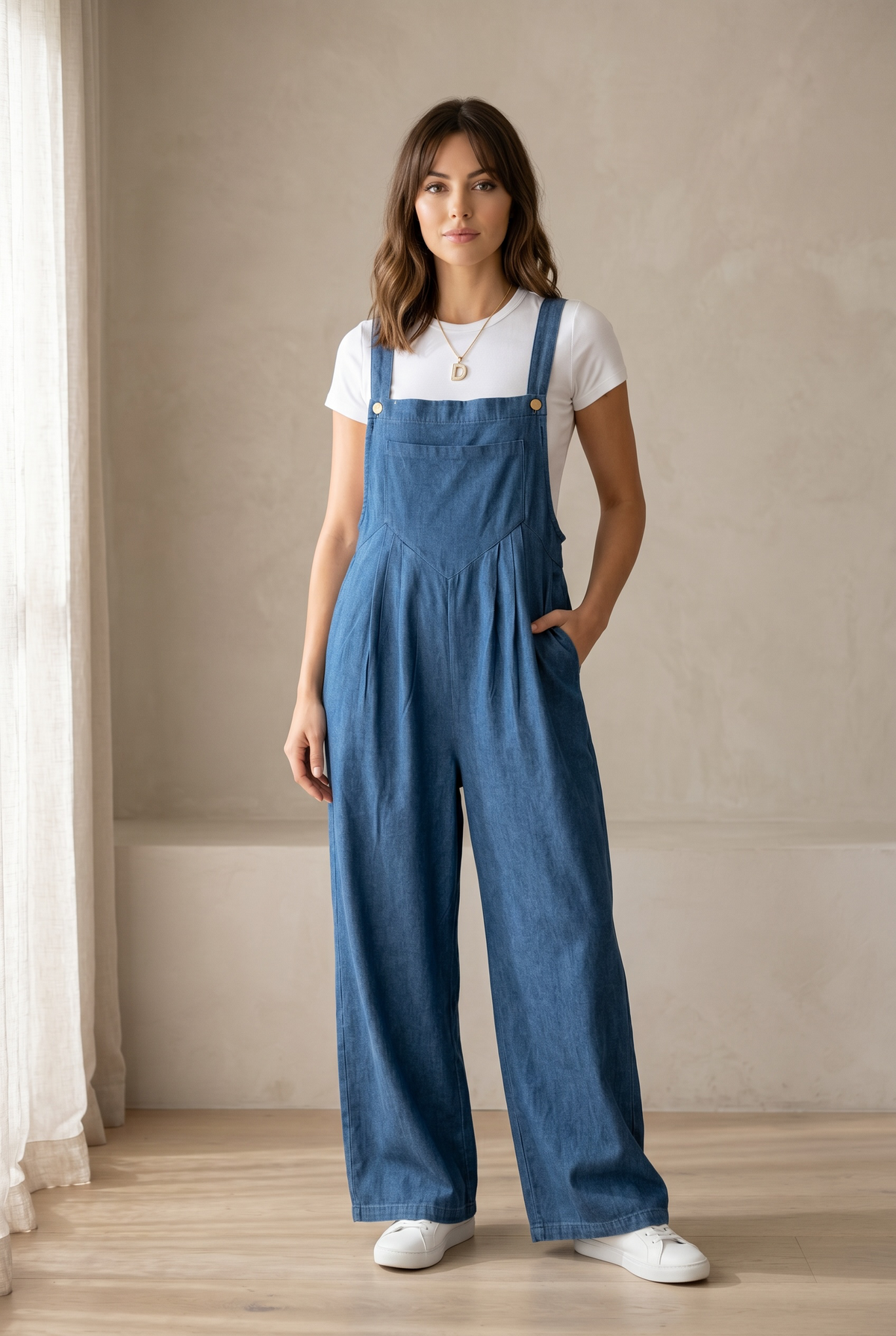 Soft Denim Overall