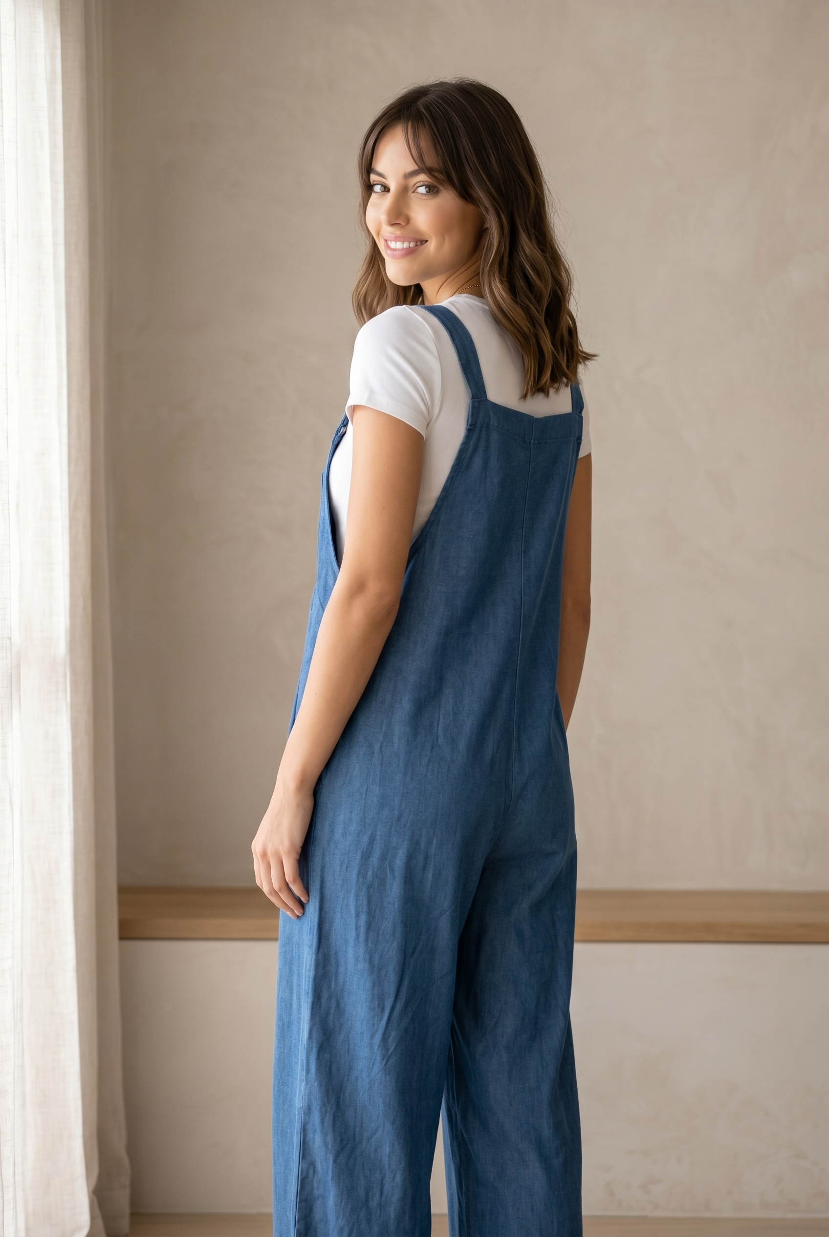 Soft Denim Overall